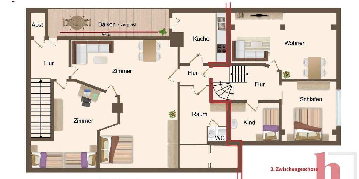 Mehrfamilienhaus, Wohnhaus Damme Wienerei - 1 Zimmer, 285 m&sup2;, 495.000&euro; | Angebot:25910711