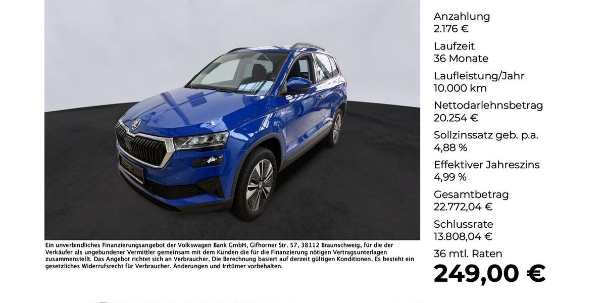 Skoda Karoq 21.695 km 22.430 &euro; Osnabrück 49078