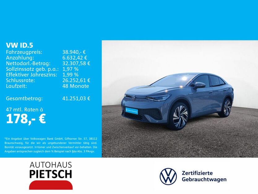 VW ID.5 14.411 km 38.940 € Melle 49324