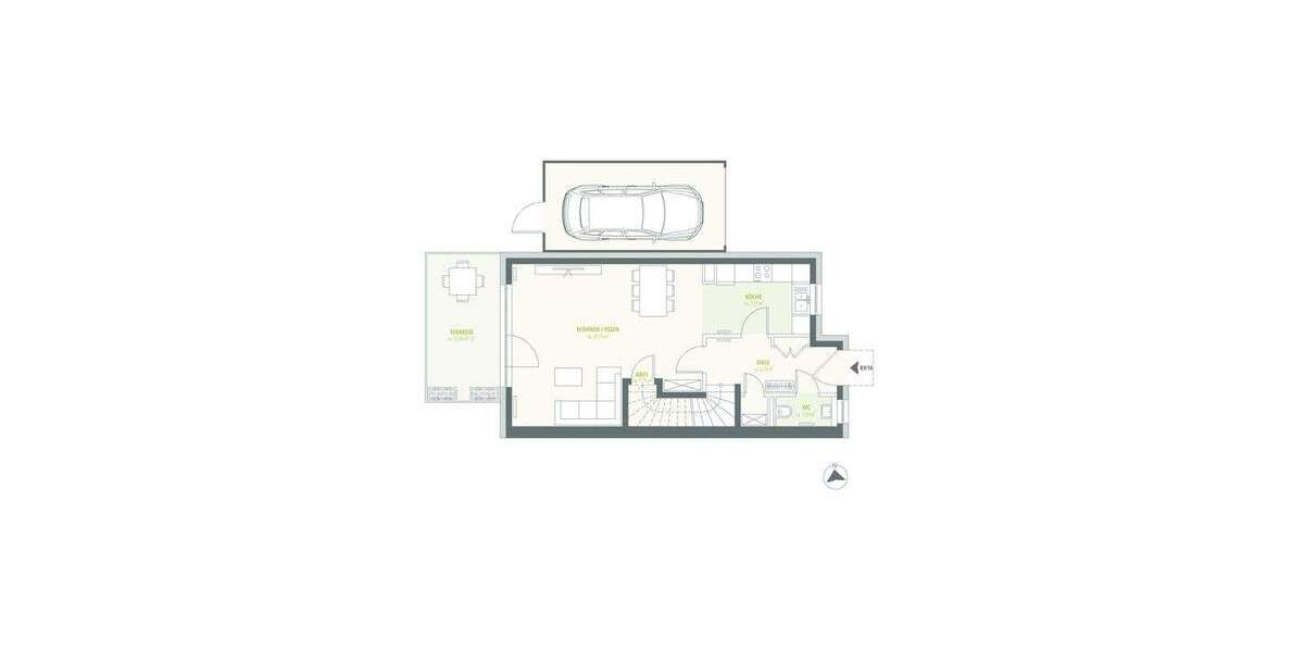 Reihenendhaus Osnabrück Atter - 4 Zimmer, 135 m&sup2;, 590.000&euro; | Angebot:25669425