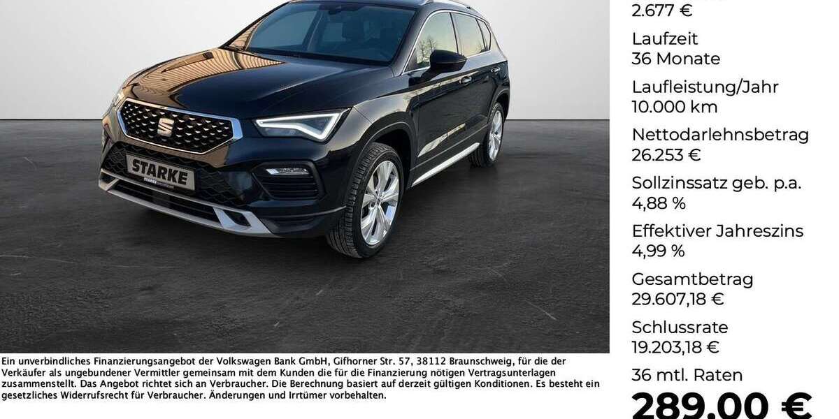 Seat Ateca 22.017 km 28.930 &euro; Georgsmarienhütte 49124
