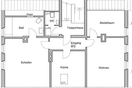 Wohnung Ibbenbüren Bockraden - 2.5 Zimmer, 66 m&sup2;, 540&euro; | Angebot:25612903