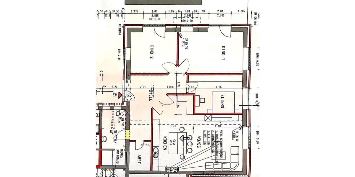 Erdgeschoßwohnung Osnabrück Gretesch - 4 Zimmer, 149 m&sup2;, 1.300&euro; | Angebot:26679198