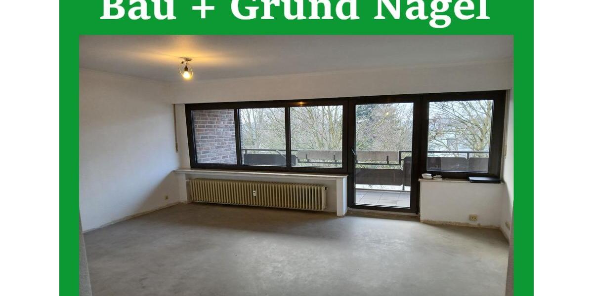 WBS erforderlich! Renovierte Dachgeschosswohnung (keine Schrägen) mit Balkon in ruhiger Wohnsiedlung 2 zimmer