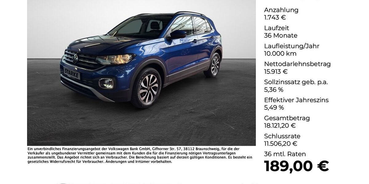 VW T-Cross 55.569 km 17.656 &euro; Osnabrück 49078