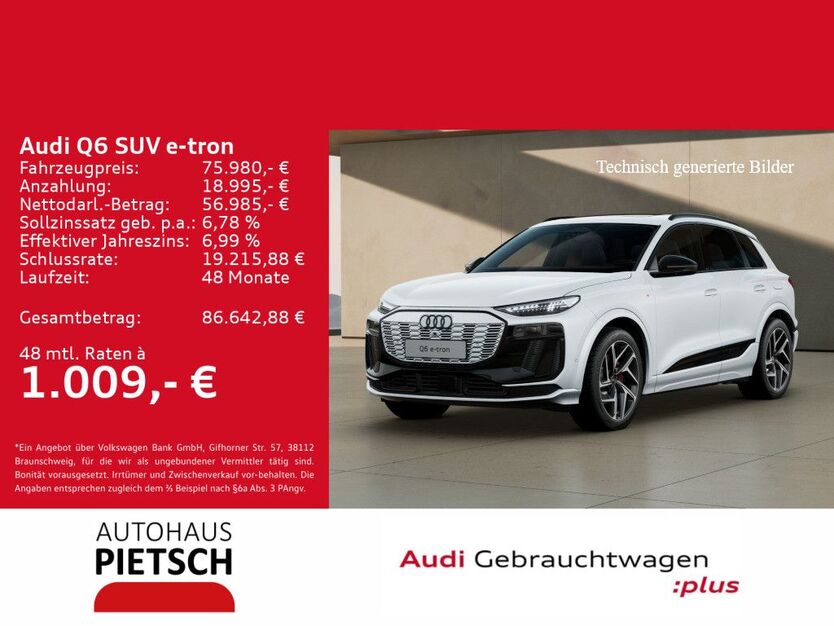 Audi Q6 e-tron 5.900 km 75.980 € Melle 49324