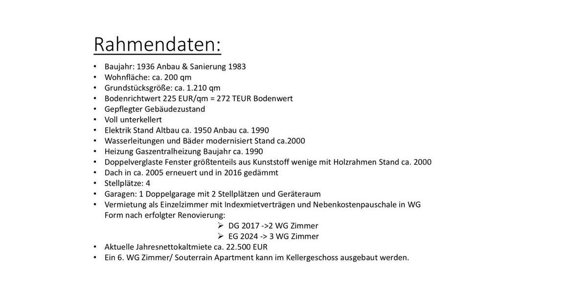 Mehrfamilienhaus, Wohnhaus Osnabrück Hafen - 7 Zimmer, 200 m&sup2;, 554.000&euro; | Angebot:27095921