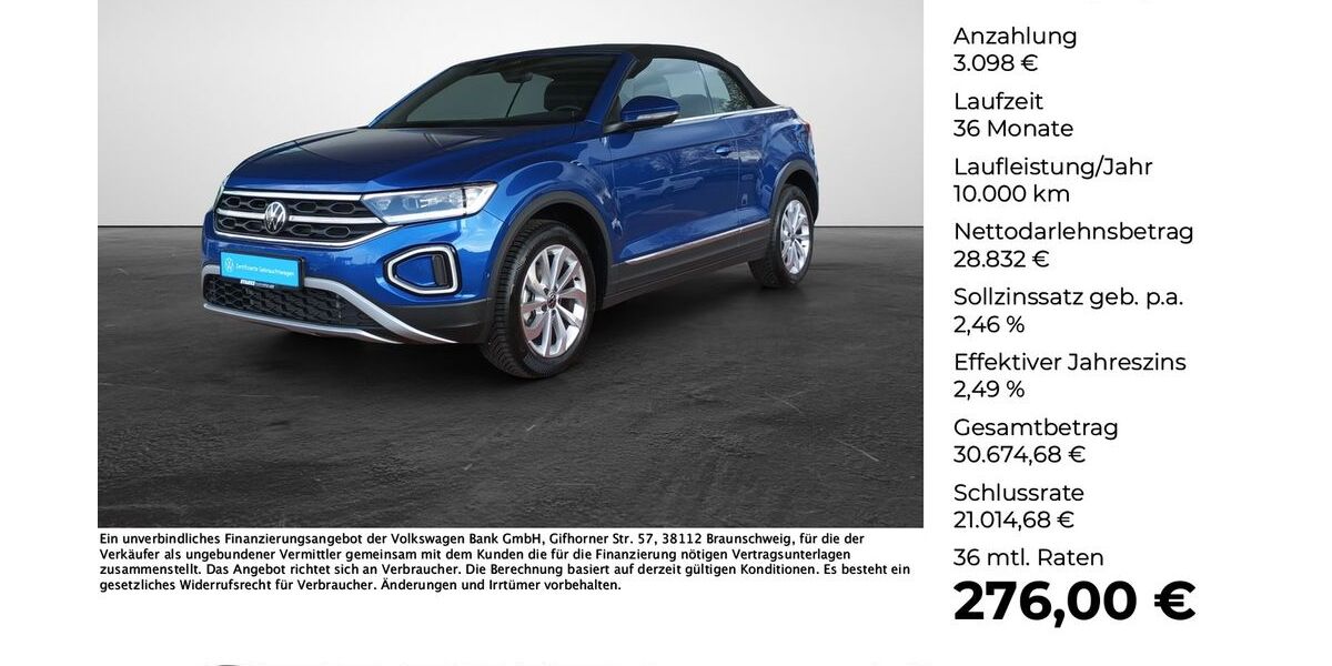 VW T-Roc 6.868 km 31.930 &euro; Versmold 33775