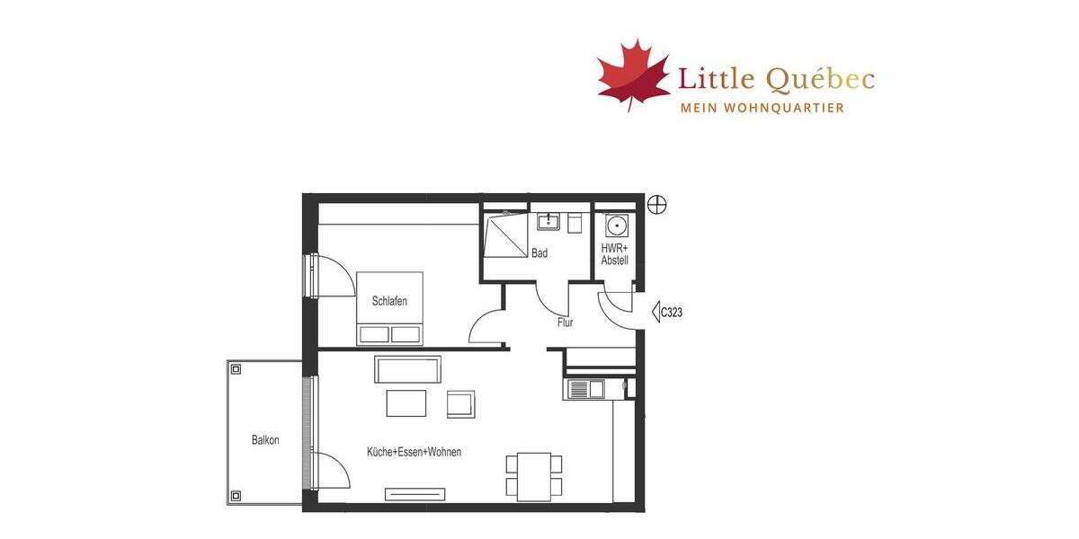 Etagenwohnung Osnabrück Eversburg - 2 Zimmer, 71 m&sup2;, 942&euro; | Angebot:26232169