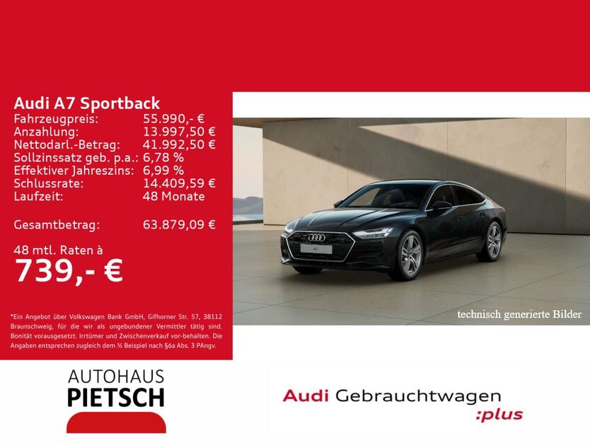 Audi A7 28.723 km 55.990 € Melle 49324