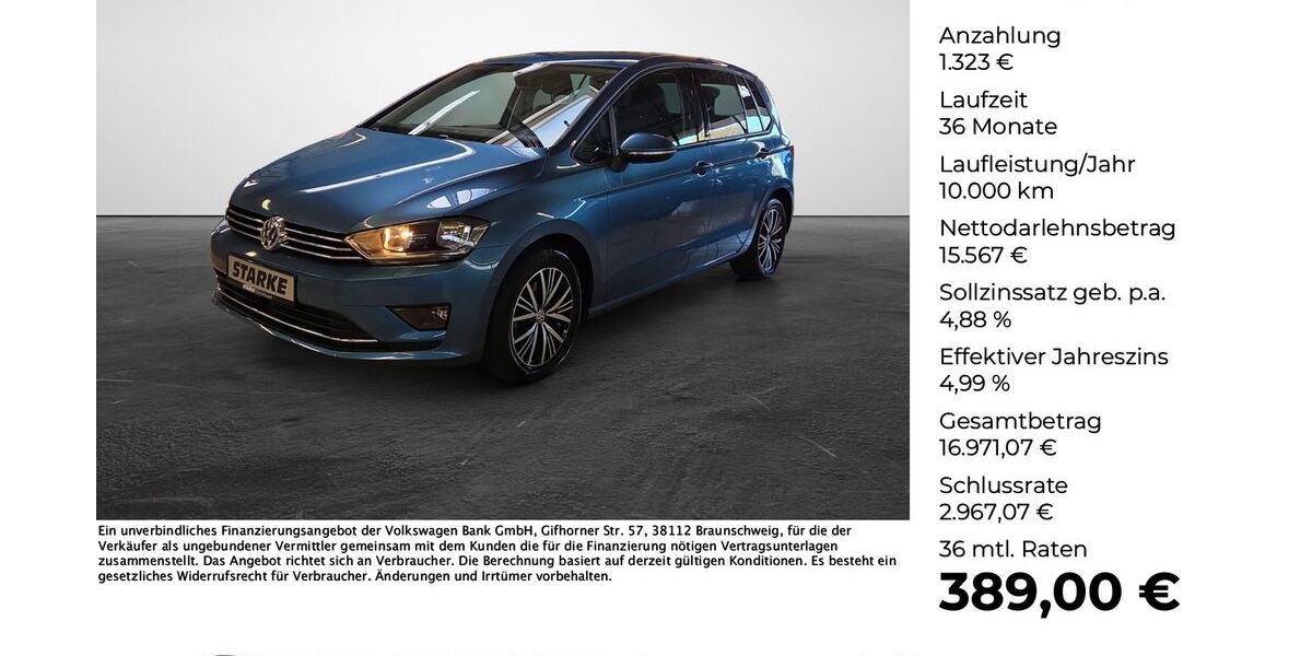 VW Golf Sportsvan 41.833 km 16.890 &euro; Ibbenbüren 49477