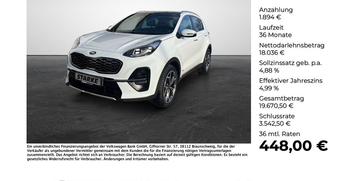 Kia Sportage 89.520 km 19.440 &euro; Georgsmarienhütte (Osnabrück) 49124