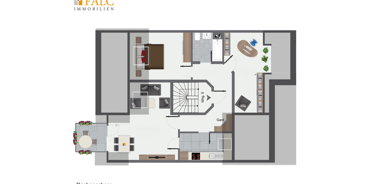Dachgeschoßwohnung Bad Iburg - 3 Zimmer, 69 m&sup2;, 700&euro; | Angebot:26655533