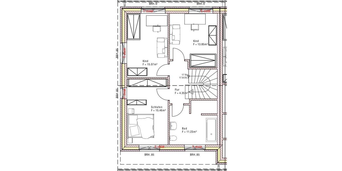 Doppelhaushälfte Bohmte - 5 Zimmer, 120 m&sup2;, 1.500&euro; | Angebot:24417093