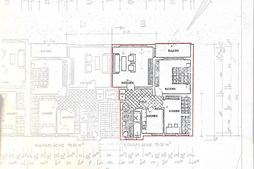 Wohnung EG Belm 3 Zi Kü B 75 qm ab 01.09.2025