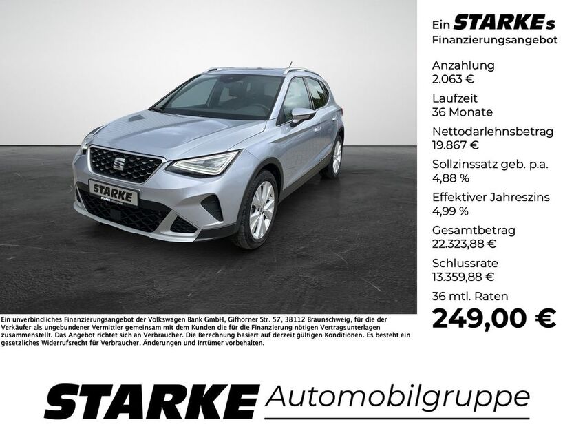 Seat Arona 26.497 km 21.930 € Georgsmarienhütte (Osnabrück) 49124