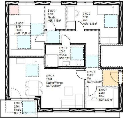 Etagenwohnung Lotte Büren - 4 Zimmer, 89 m&sup2;, 1.246&euro; | Angebot:23866285