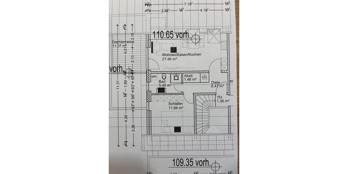 Dachgeschoßwohnung Bissendorf - 1 Zimmer, 60 m&sup2;, 800&euro; | Angebot:25402851