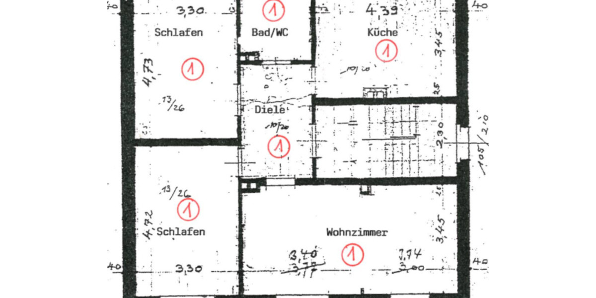 Erdgeschoßwohnung Osnabrück Eversburg - 3 Zimmer, 85 m&sup2;, 900&euro; | Angebot:24794988