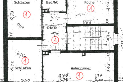 Wohnung Osnabrück Eversburg - 3 Zimmer, 85 m&sup2;, 900&euro; | Angebot:24794988