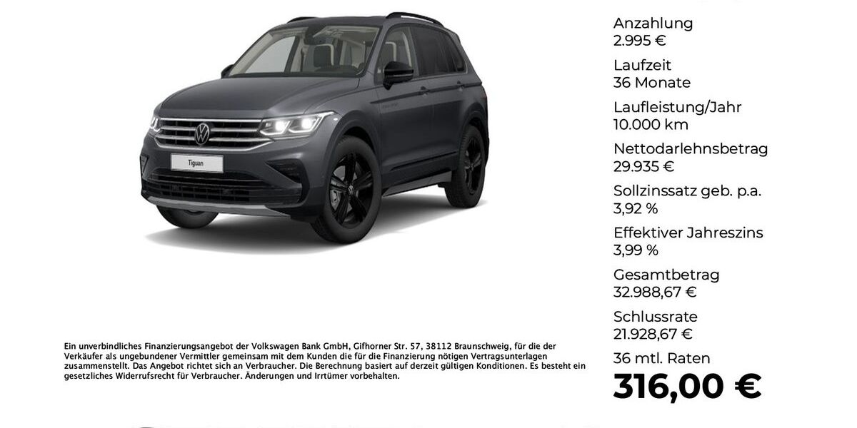 VW Tiguan 67.722 km 32.930 &euro; Georgsmarienhütte (Osnabrück) 49124
