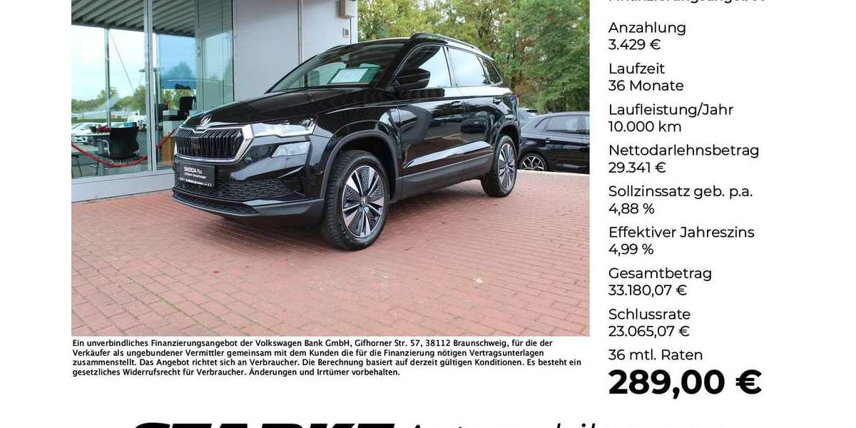 Skoda Karoq 26.620 km 32.770 &euro; Versmold 33775