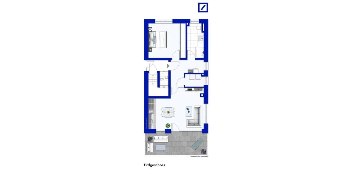 Etagenwohnung Bissendorf Jeggen - 2 Zimmer, 66 m&sup2;, 235.000&euro; | Angebot:26118109