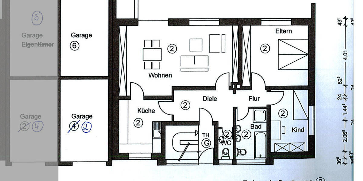 Etagenwohnung Ibbenbüren / Püsselbüren Püsselbüren - 3 Zimmer, 96 m&sup2;, 238.500&euro; | Angebot:25996498