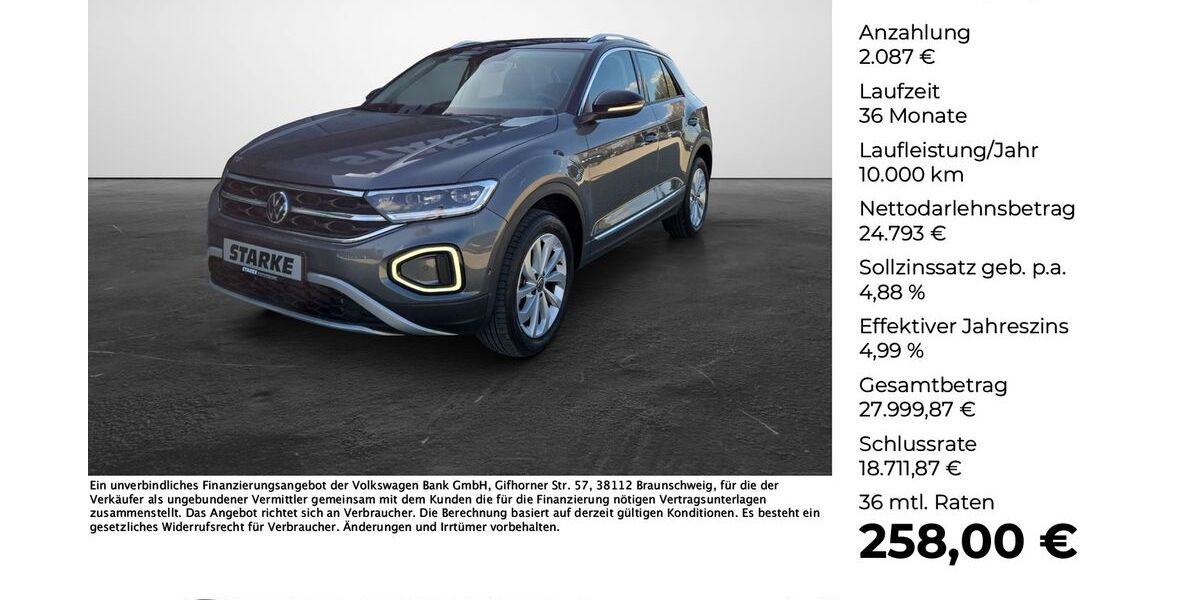VW T-Roc 13.465 km 26.880 &euro; Wallenhorst 49134