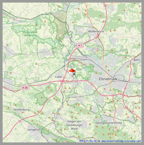 Baugrundstück mit 2 Garagen in begehrter Stadtrandlage - Osnabrück-Atter zimmer