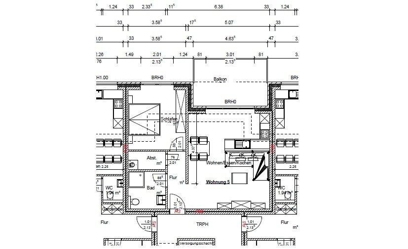 Erdgeschoßwohnung Versmold - 2 Zimmer, 59 m&sup2;, 790&euro; | Angebot:26669809