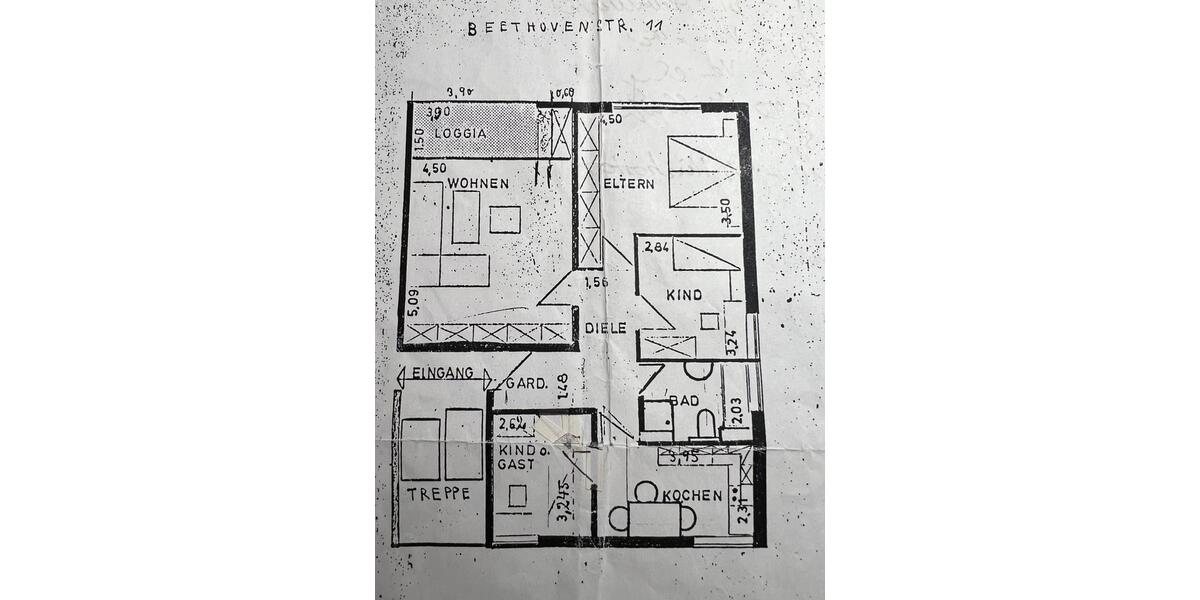 Etagenwohnung Melle - 3.5 Zimmer, 86 m&sup2;, 129.000&euro; | Angebot:26403316