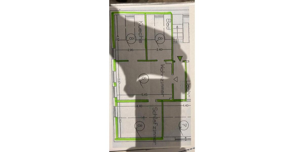 Helle 2 Zimmer Wohnung, neue Dusche, Einbauküche, 56qm Osnabrück zimmer