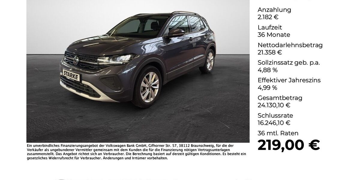 VW T-Cross 20.100 km 23.390 &euro; Osnabrück 49078