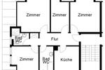 Dachgeschoßwohnung Osnabrück Wüste - 4 Zimmer, 74 m&sup2;, 908&euro; | Angebot:25984476