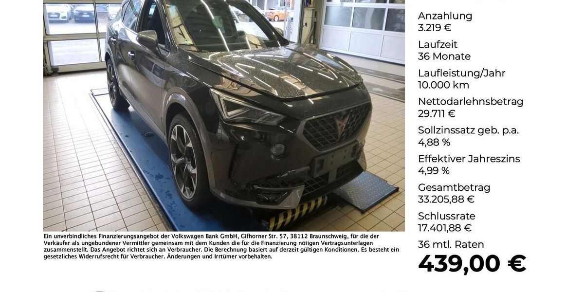 Cupra Formentor 17.465 km 32.930 &euro; Osnabrück 49078
