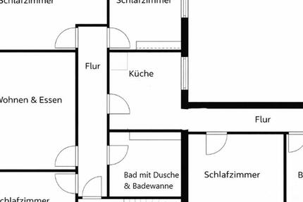 Wohnung Hagen am Teutoburger Wald - 5.5 Zimmer, 115 m&sup2;, 870&euro; | Angebot:24814247