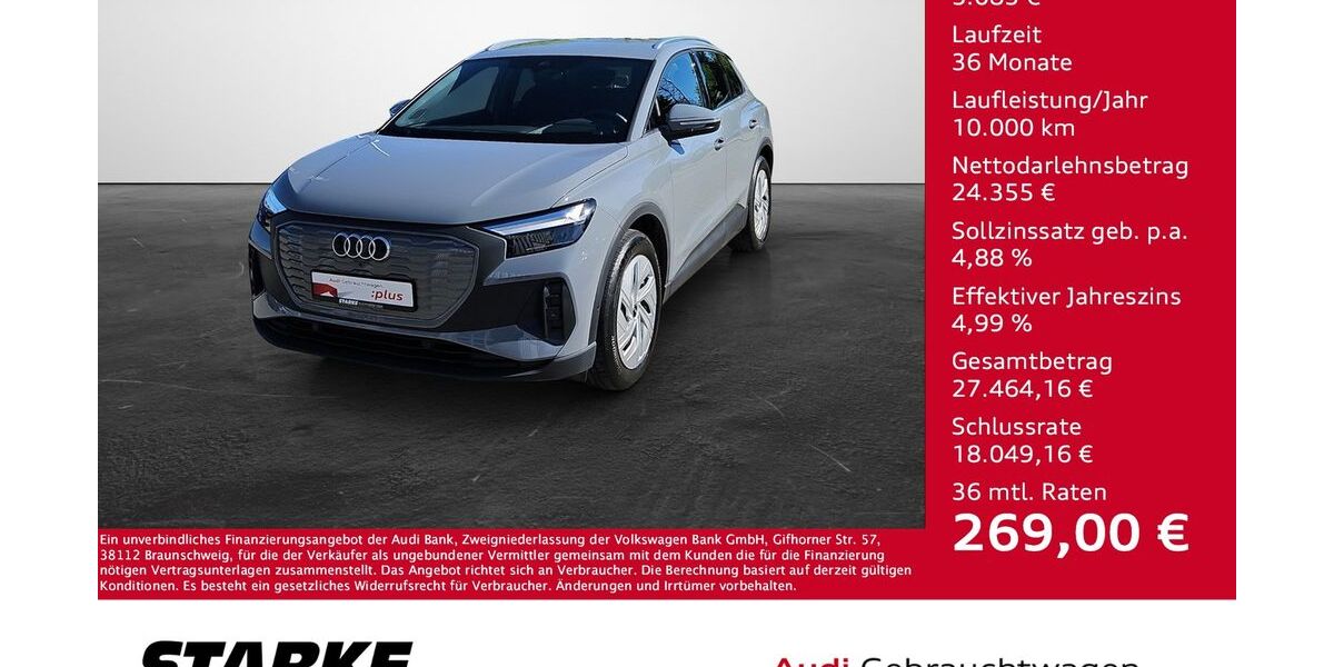 Audi Q4 e-tron 65.402 km 29.440 &euro; Osnabrück 49080