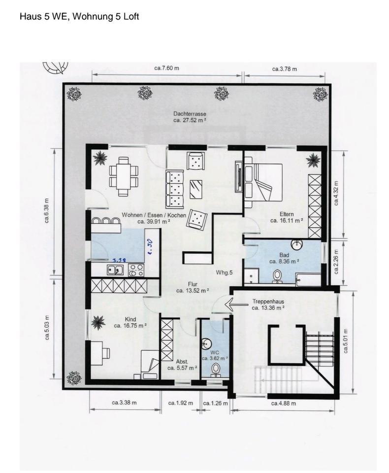 PenthouseWohnung, Wohnung im Neubau, Penthouse