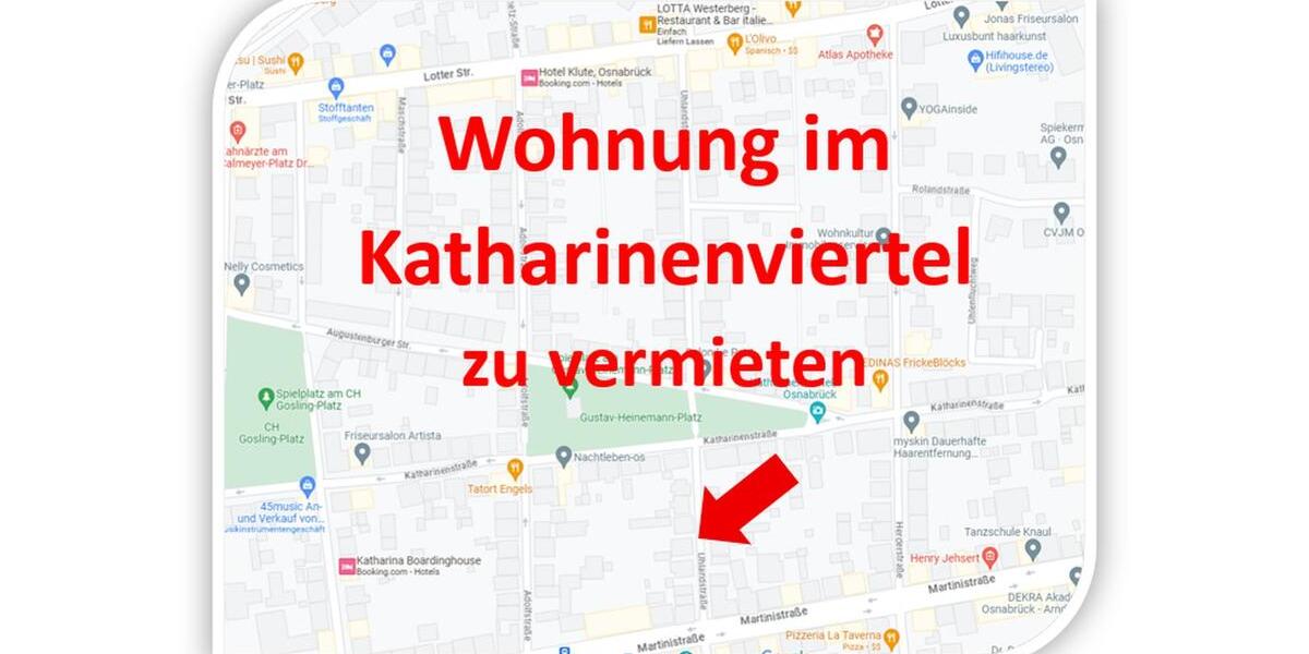 Etagenwohnung Osnabrück Hellern - 2 Zimmer, 48 m&sup2;, 650&euro; | Angebot:26073370