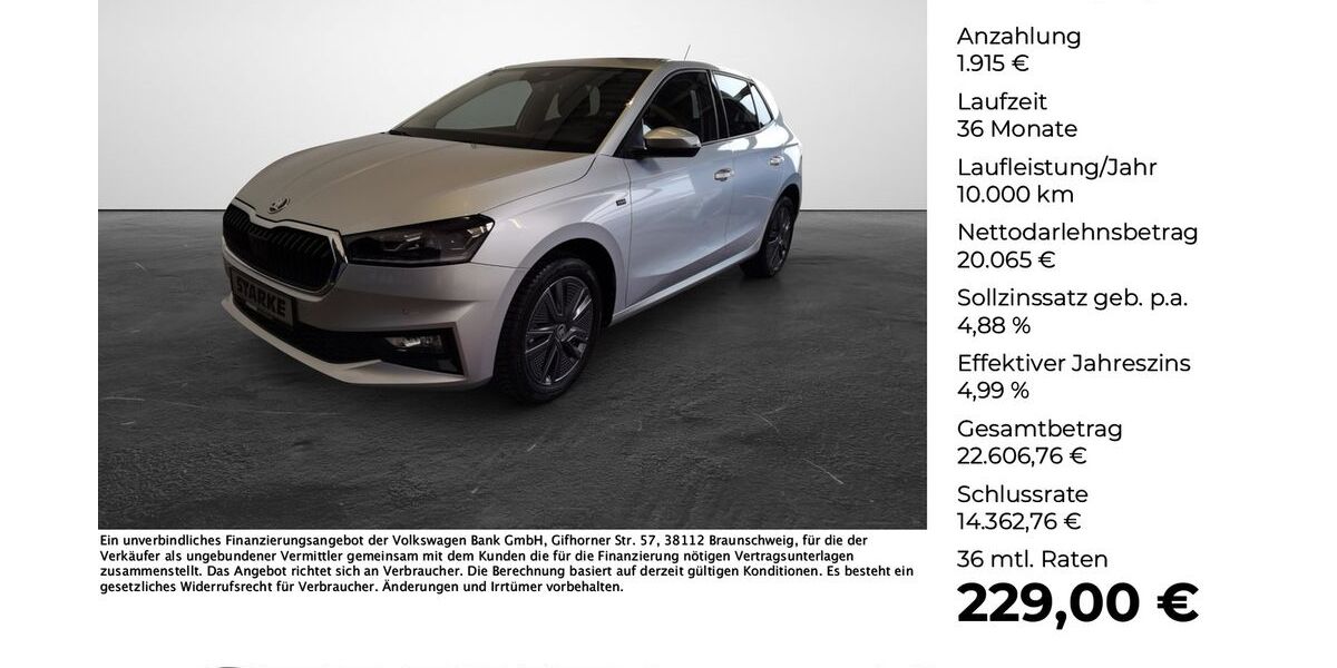 Skoda Fabia 7.947 km 20.680 &euro; Georgsmarienhütte 49124