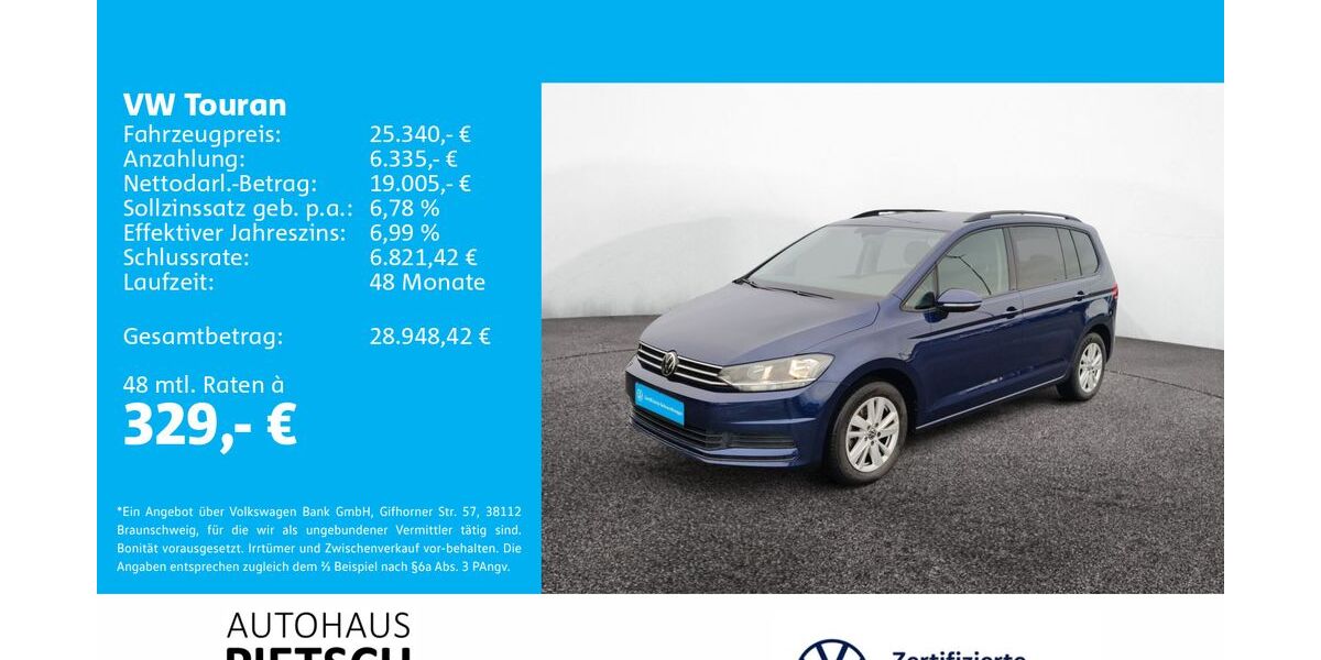 VW Touran 73.114 km 23.640 &euro; Melle 49324