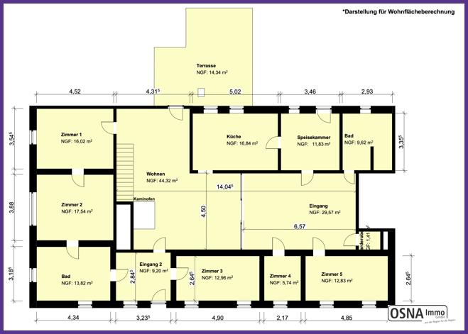 Bauernhaus, Landhaus Belm - 6 Zimmer, 216 m&sup2;, 1.900&euro; | Angebot:26534682