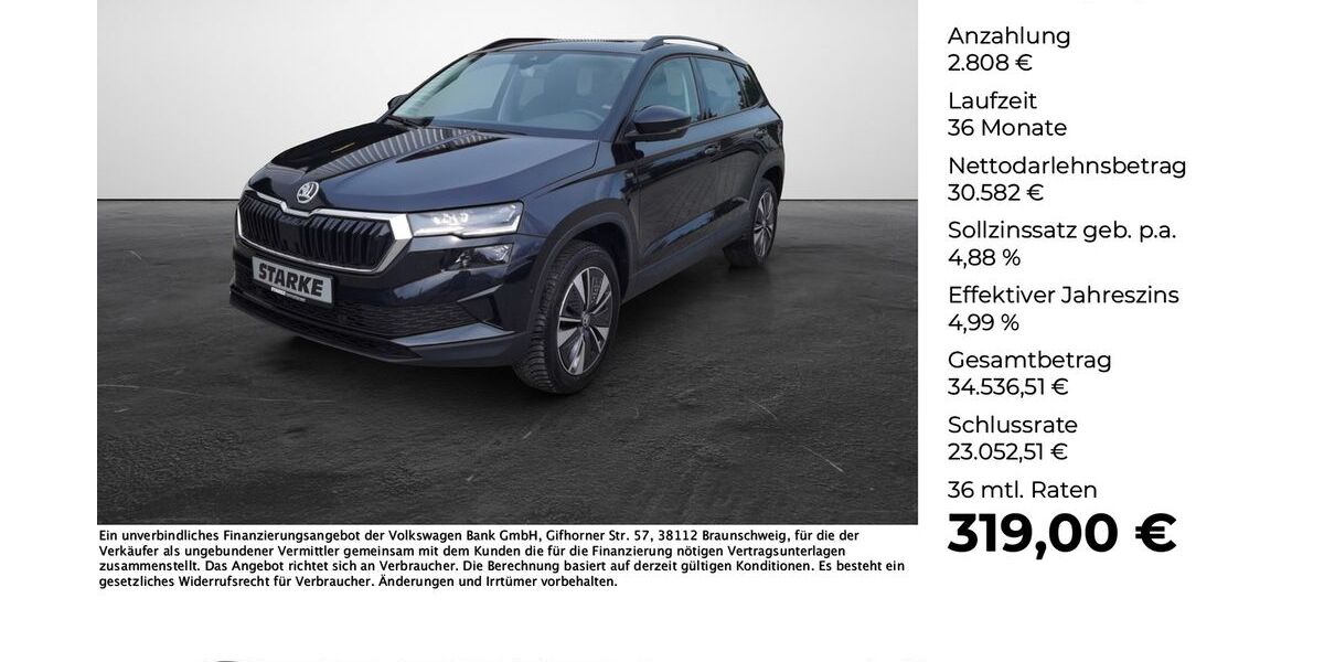 Skoda Karoq 24.905 km 33.390 &euro; Georgsmarienhütte 49124