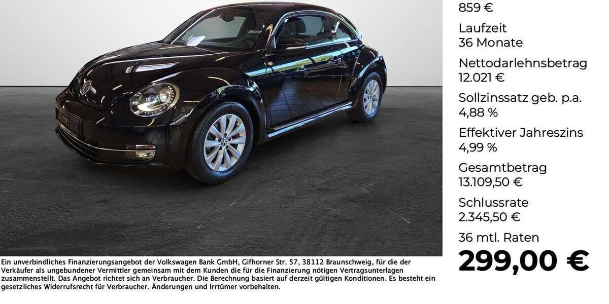 VW Beetle 63.880 km 12.880 &euro; Ibbenbüren 49477