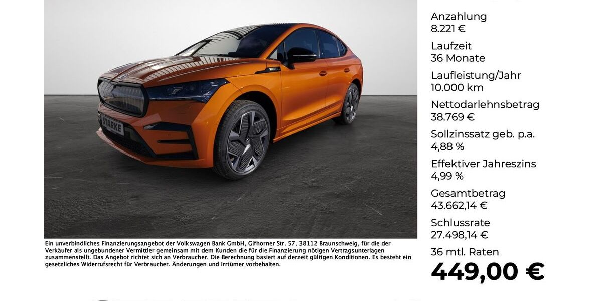 Skoda Enyaq 7.138 km 46.990 &euro; Georgsmarienhütte 49124