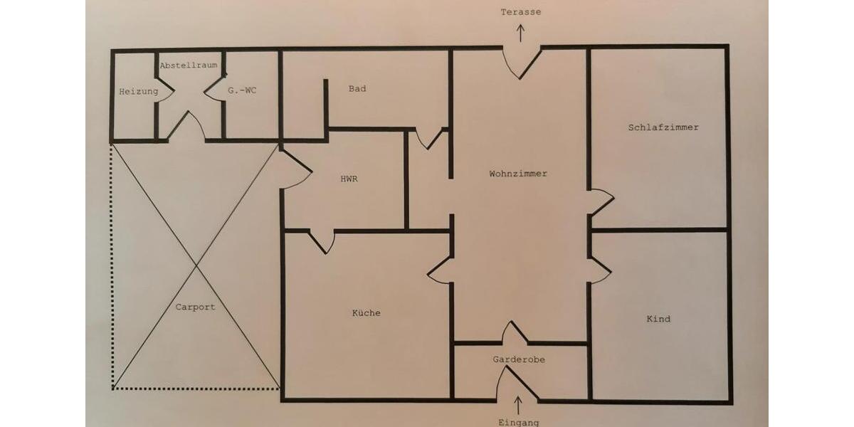 Bungalow Bohmte - 3 Zimmer, 90 m&sup2;, 275.000&euro; | Angebot:24100725