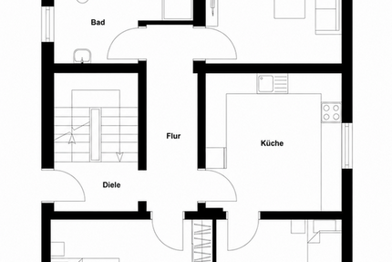 Wohnung Osnabrück Wüste - 3 Zimmer, 100 m&sup2;, 1.300&euro; | Angebot:26665268