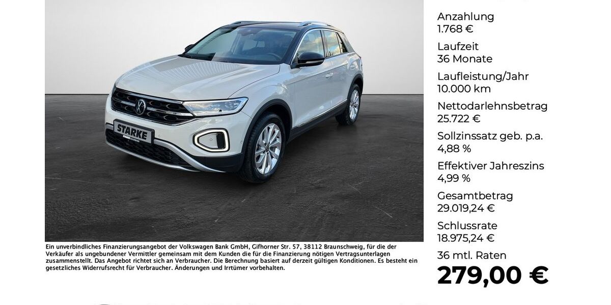 VW T-Roc 16.661 km 27.490 &euro; Georgsmarienhütte (Osnabrück) 49124