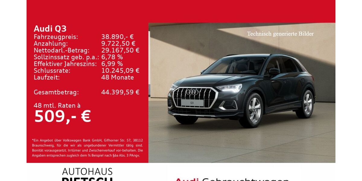Audi Q3 5.681 km 38.480 &euro; Melle 49324